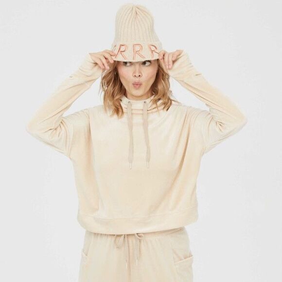 Aerie OFFLINE After Party Velour Hoodie - Picture 1 of 8